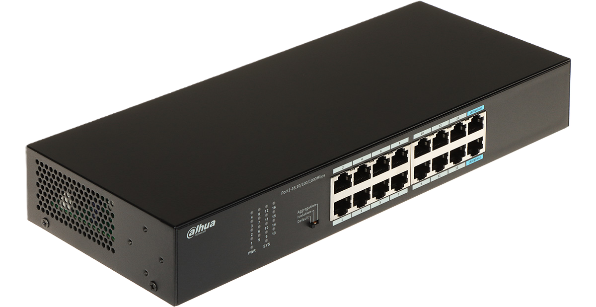 DH-S3016-16GT 16-Port Unmanaged Gigabit Switch